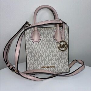 Michael Kors Blush and Cream Crossbody Bag
